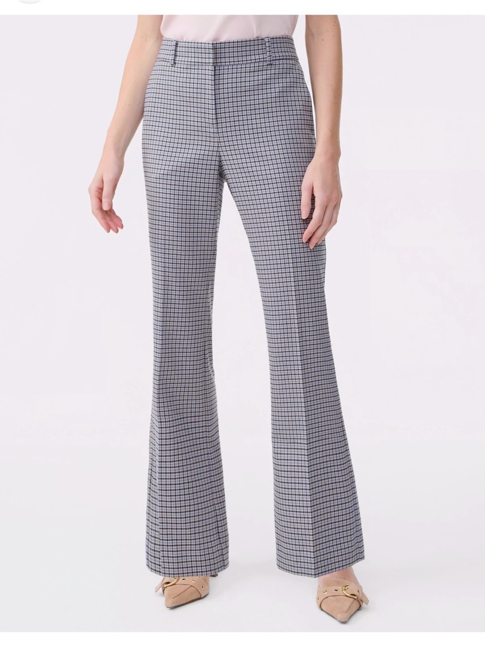 Ann Taylor the  Jayne Trouser in Houndstooth  size 0  nwot